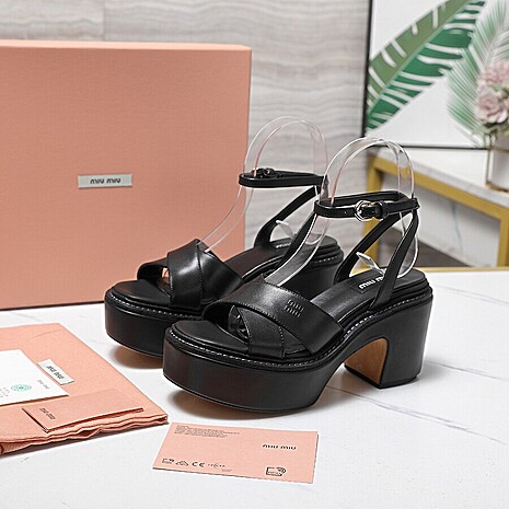 MIUMIU 8cm High-heeled shoes for women #776667 replica