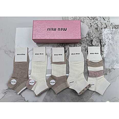 MIUMIU Socks 5pcs sets #776677 replica