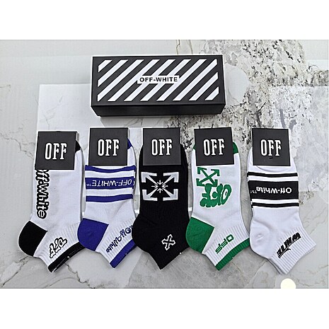 OFF WHITE Socks 5pcs sets #776766 replica