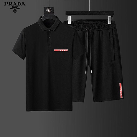Prada Tracksuits for Prada Short Tracksuits for men #777286 replica