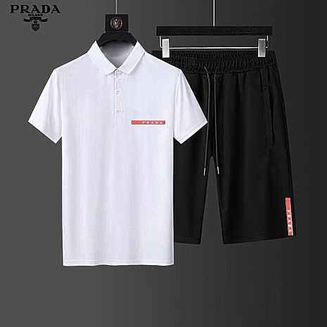 Prada Tracksuits for Prada Short Tracksuits for men #777287 replica