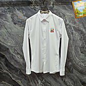 US$37.00 HERMES shirts for HERMES long sleeved shirts for men #770629