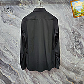 US$37.00 HERMES shirts for HERMES long sleeved shirts for men #770630