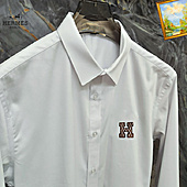US$37.00 HERMES shirts for HERMES long sleeved shirts for men #770632