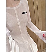 US$39.00 MIUMIU Long-Sleeved T-Shirts for Women #772787