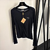 US$39.00 MIUMIU Long-Sleeved T-Shirts for Women #772788
