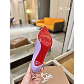 US$130.00 Christian Louboutin 10.5cm High-heeled shoes for women #772937