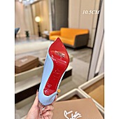 US$130.00 Christian Louboutin 10.5cm High-heeled shoes for women #772940