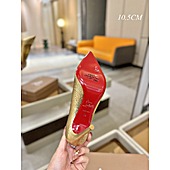 US$130.00 Christian Louboutin 10.5cm High-heeled shoes for women #772955