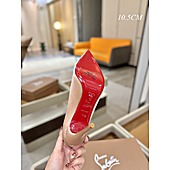 US$130.00 Christian Louboutin 10.5cm High-heeled shoes for women #772959
