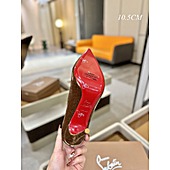 US$130.00 Christian Louboutin 10.5cm High-heeled shoes for women #772967