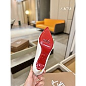 US$130.00 Christian Louboutin 6.5cm High-heeled shoes for women #772978