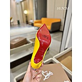 US$130.00 Christian Louboutin 10.5cm High-heeled shoes for women #773007