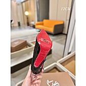 US$137.00 Christian Louboutin 12cm High-heeled shoes for women #773020