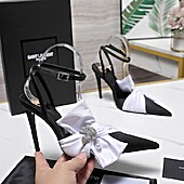 US$134.00 YSL 10.5cm High-heeled shoes for women #773360
