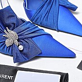 US$134.00 YSL 10.5cm High-heeled shoes for women #773368