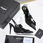 US$134.00 YSL 10.5cm High-heeled shoes for women #773375