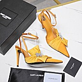 US$134.00 YSL 10.5cm High-heeled shoes for women #773377