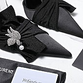 US$134.00 YSL 10.5cm High-heeled shoes for women #773383