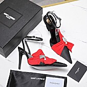US$134.00 YSL 10.5cm High-heeled shoes for women #773427