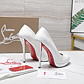 US$134.00 Christian Louboutin 12cm High-heeled shoes for women #776629