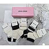 US$20.00 MIUMIU Socks 5pcs sets #776678