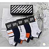 US$20.00 OFF WHITE Socks 5pcs sets #776764