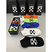 US$20.00 OFF WHITE Socks 5pcs sets #776765