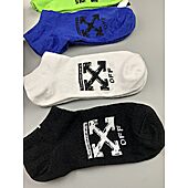 US$20.00 OFF WHITE Socks 5pcs sets #776765