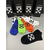 US$20.00 OFF WHITE Socks 5pcs sets #776765