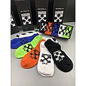 US$20.00 OFF WHITE Socks 5pcs sets #776765