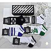 US$20.00 OFF WHITE Socks 5pcs sets #776766
