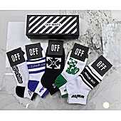 US$20.00 OFF WHITE Socks 5pcs sets #776766