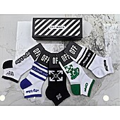 US$20.00 OFF WHITE Socks 5pcs sets #776766