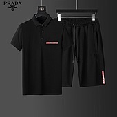 US$50.00 Prada Tracksuits for Prada Short Tracksuits for men #777286