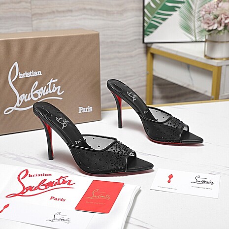 christian louboutin 10cm High-heeled shoes for women #779684