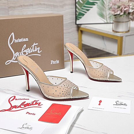 christian louboutin 10cm High-heeled shoes for women #779685 replica