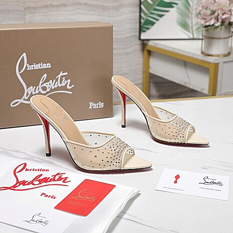 christian louboutin 10cm High-heeled shoes for women #779701 replica