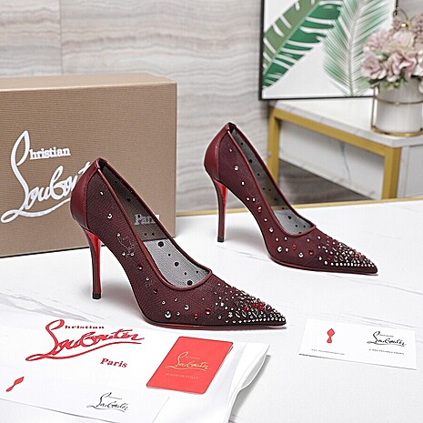 christian louboutin 10.5cm High-heeled shoes for women #779708 replica
