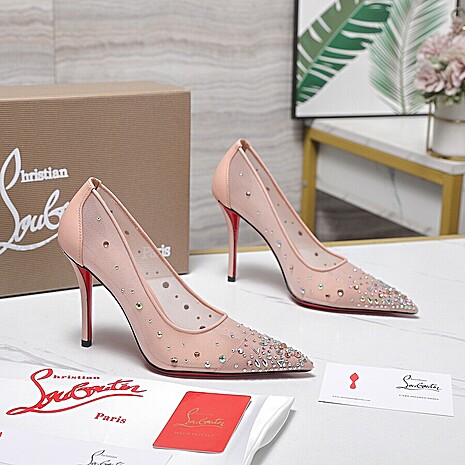 christian louboutin 10.5cm High-heeled shoes for women #779712 replica