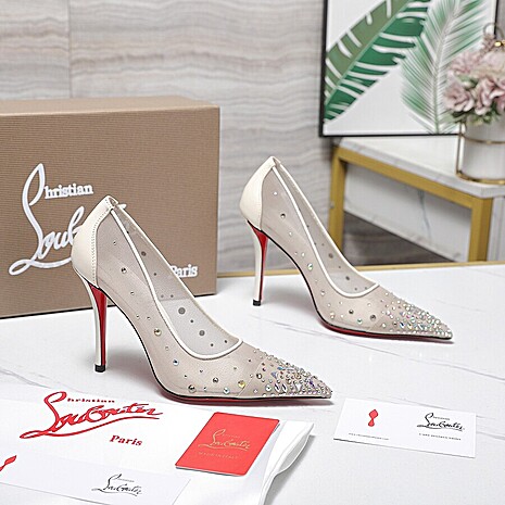 christian louboutin 10.5cm High-heeled shoes for women #779713 replica