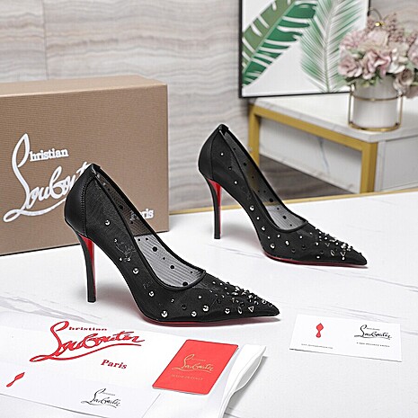 christian louboutin 10.5cm High-heeled shoes for women #779714