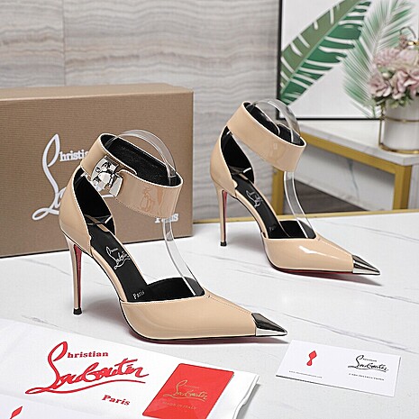 christian louboutin 10.5cm High-heeled shoes for women #779722 replica