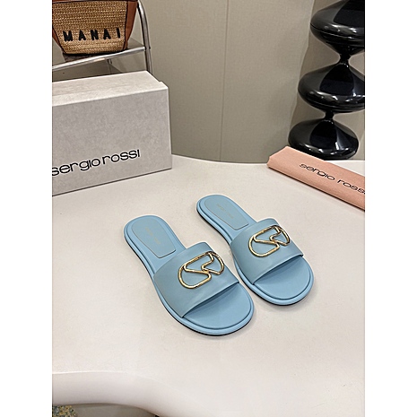 sergio rossi Shoes for sergio rossi Slippers for women #780403 replica