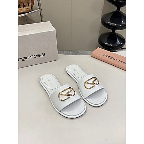 sergio rossi Shoes for sergio rossi Slippers for women #780404