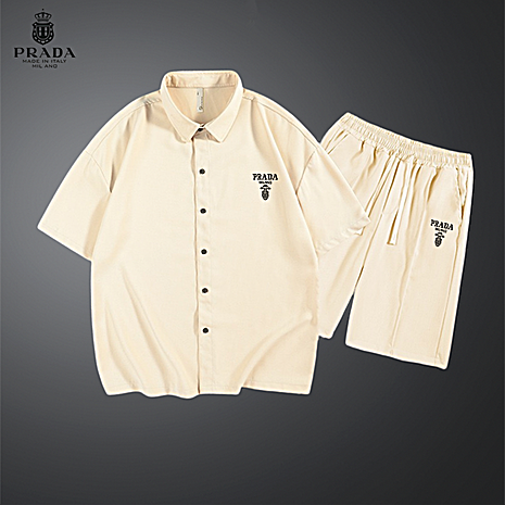 Prada Tracksuits for Prada Short Tracksuits for men #780436 replica