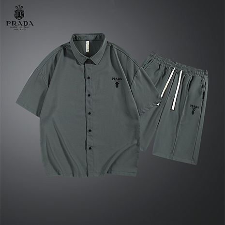 Prada Tracksuits for Prada Short Tracksuits for men #780437 replica