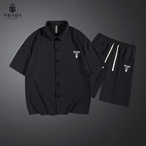 Prada Tracksuits for Prada Short Tracksuits for men #780438 replica