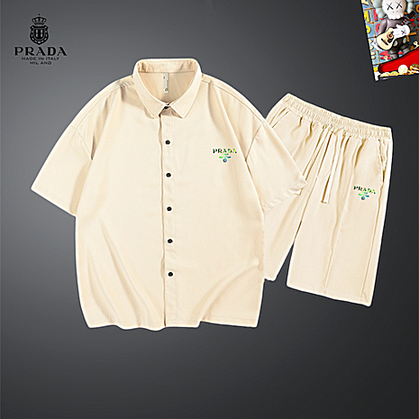Prada Tracksuits for Prada Short Tracksuits for men #780444 replica