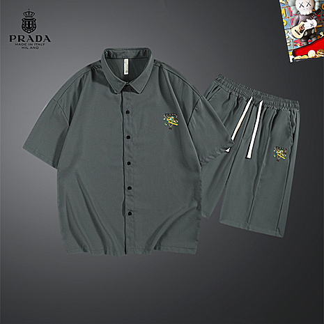 Prada Tracksuits for Prada Short Tracksuits for men #780449 replica